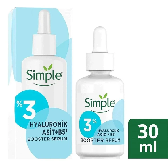 Simple Hyaluronik Asit + B5 Booster Serum 30 ml ürün görseli