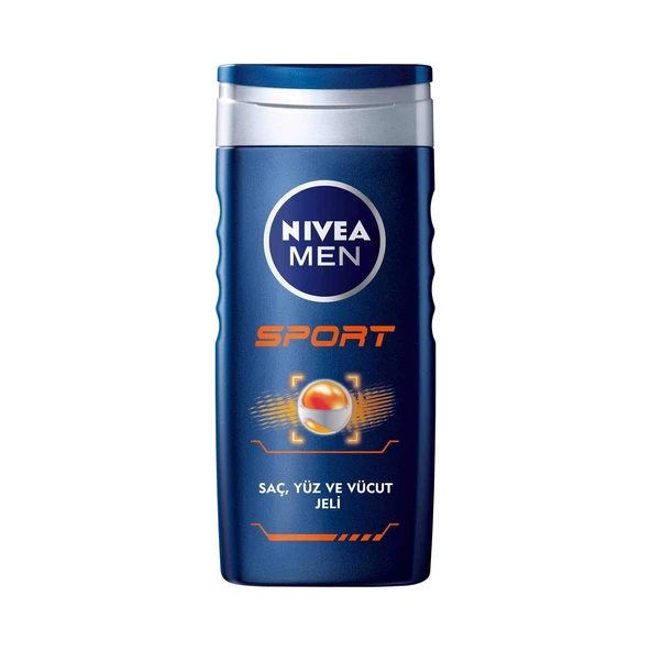Nivea Sport Duş Jeli Vücut Yüz Saç 250 ml ürün görseli