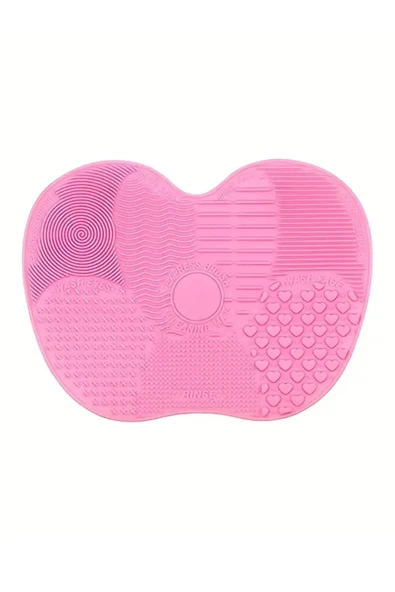 NACTUMU Silikon Makyaj Fırça Temizleme Matı, Kozmetik Fırça Temizleyici Ped - 2