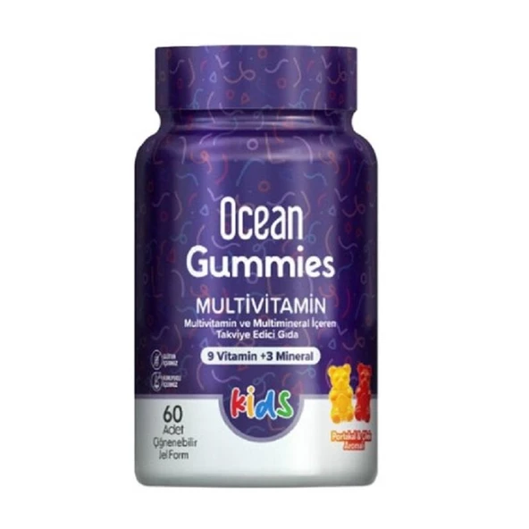 Ocean Gummies Multivitamin 60 Çiğnenebilir Jel Form ürün görseli