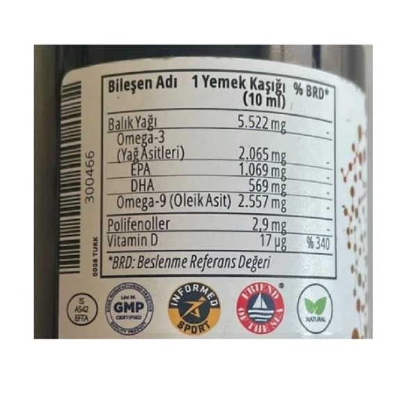 Zinzino Balanceoil + Omega 3 & Omega 9 & Vitamin D 100 ml - Resim 2