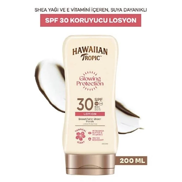 Hawaiian Tropic Glowing Protection Güneş Losyonu SPF30 180 ml - Resim 2