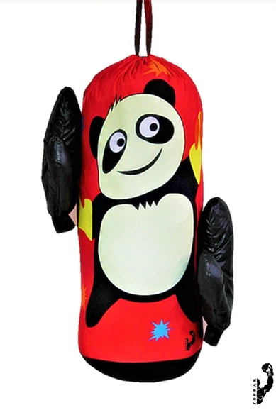 TOPRAK SPORT Eldiven Hediyeli 2-6 Yaş Çocuklar İçin Boks Torbası İçi Dolu ürün görseli