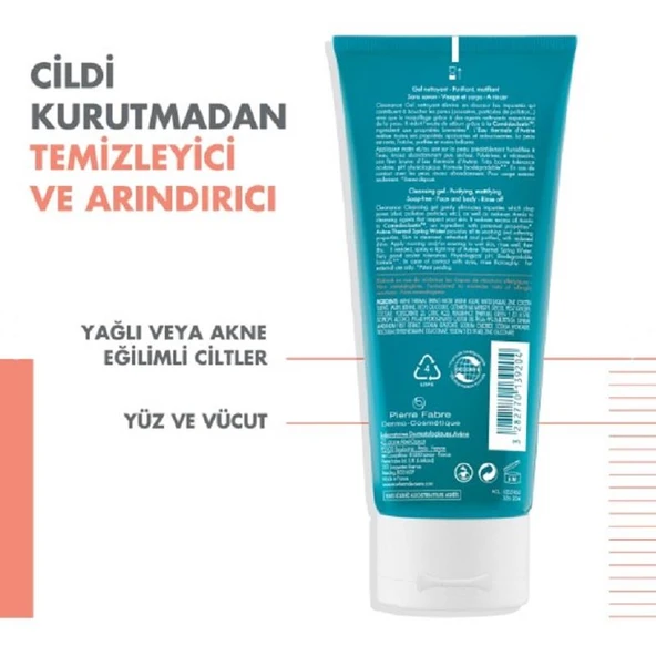 Avène Cleanance Cleansing Gel 200 ml - Resim 3