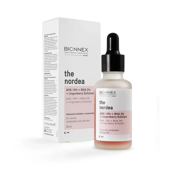 Bionnex The Nordea AHA 10% BHA 2% Lingonberry Exfoliant 30 ml ürün görseli