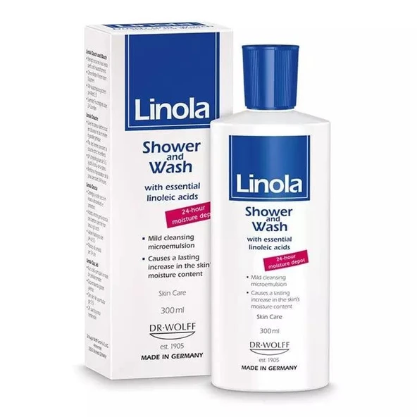Linola Shower And Wash Yüz ve Vücut Şampuanı 300 ml ürün görseli