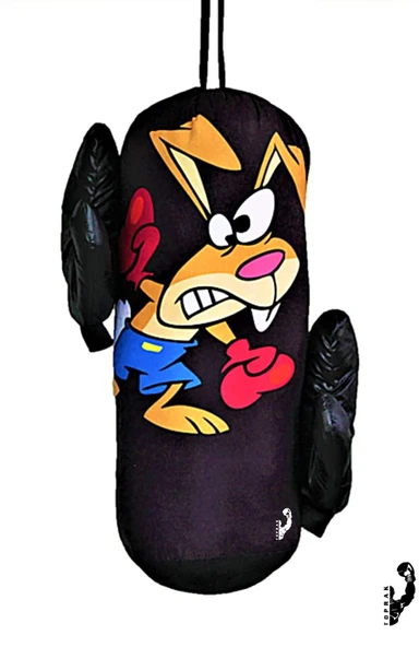 TOPRAK SPORT Eldiven Hediyeli 2-6 Yaş Çocuklar İçin Boks Torbası İçi Dolu ürün görseli