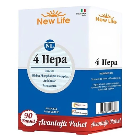 New Life 4 Hepa 90 Softgel Kapsül ürün görseli