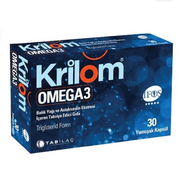 Krilom Omega-3 30 Yumuşak Kapsül ürün görseli