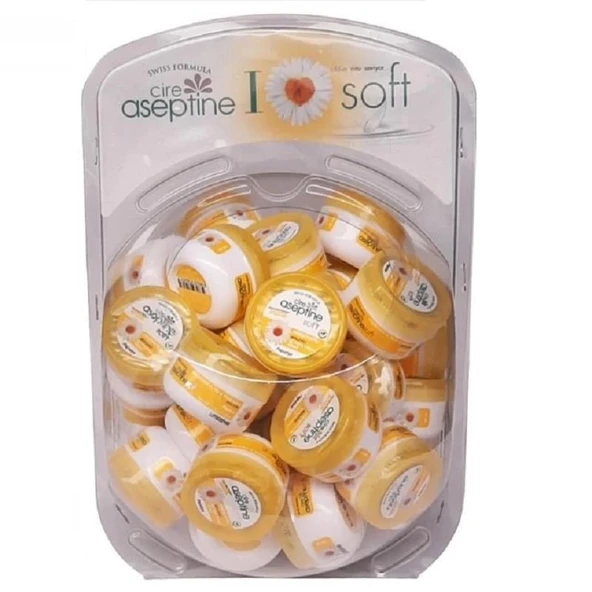 Cire Aseptine Soft Krem Papatya 30 ml - 50'li Stand ürün görseli