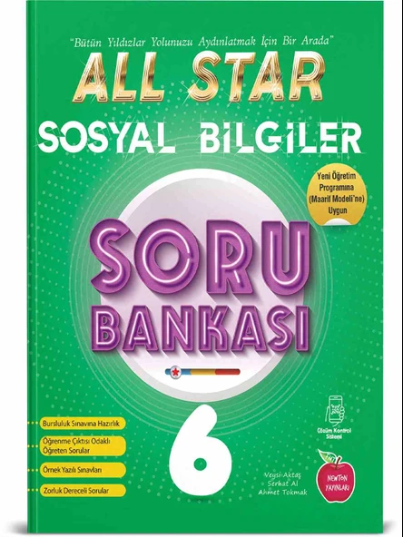 Newton Yayınları 6. Sınıf Sosyal Bilgiler All Star Soru Bankası Yeni Maarif - 2