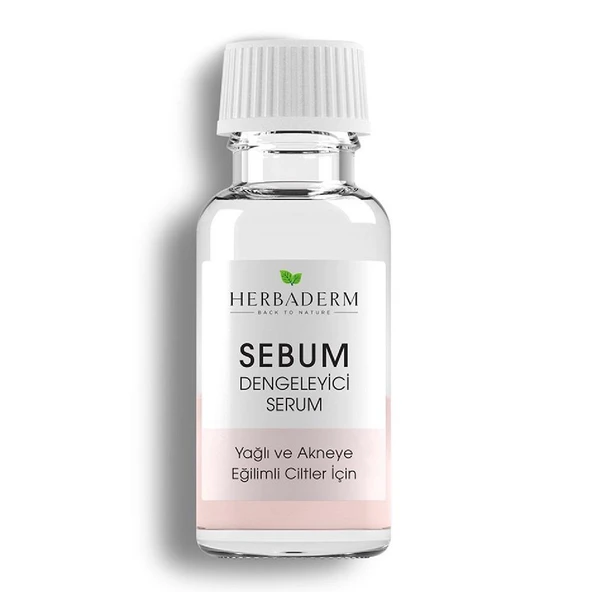 Herbaderm Sebum Dengeleyici Yağlı ve Akne Serum 20 ml ürün görseli