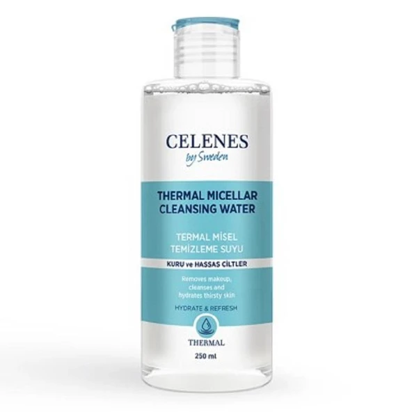 Celenes By Sweden Celenes Thermal Misel Temizleme Suyu 250 ml - Kuru ve Hassas Ciltler ürün görseli