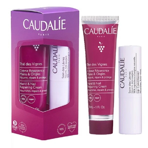 Caudalie The Des Vignes El ve Tırnak Kremi 30 ml + Dudak Kremi 4.5 gr ürün görseli
