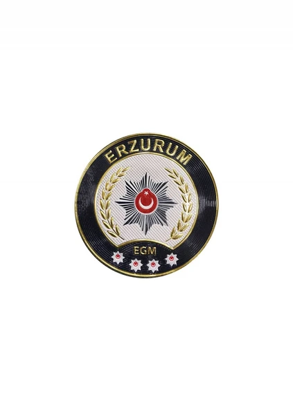 ERZURUM Polis Kol Arması 3D Plastik TPU, Yeni Tip, Cırtlı, Standart Ölçü, 1.sınıf Kalite ürün görseli