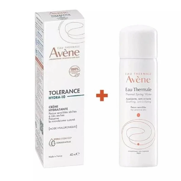 Avene Tolerance Hydra-10 Hydrating Cream 40 ml + Avene Eau Thermale Spring Water 50 ml ürün görseli