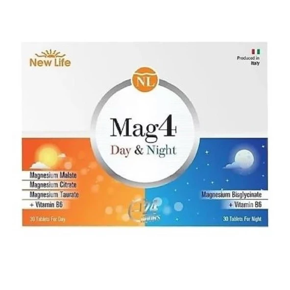 New Life Mag 4 Day 30 Tablet & Night 30 Tablet ürün görseli