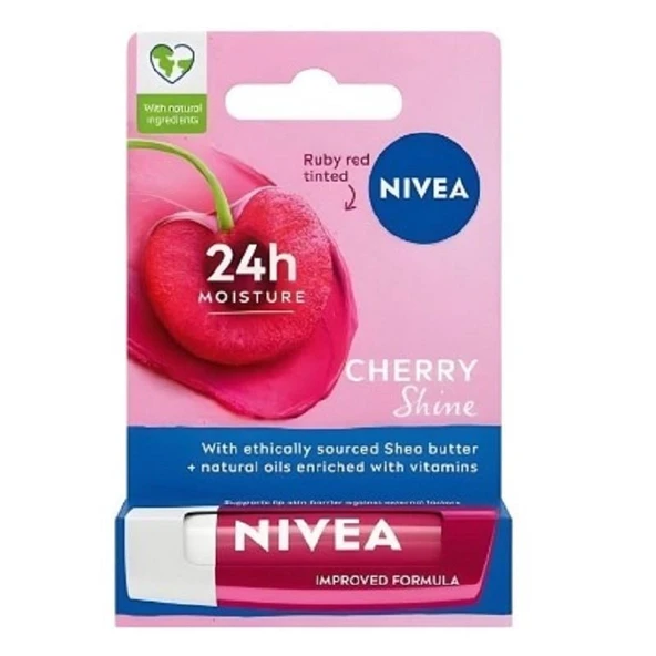 Nivea Bakım Yapan Dudak Bakım Kremi Cherry 4,8 gr ürün görseli