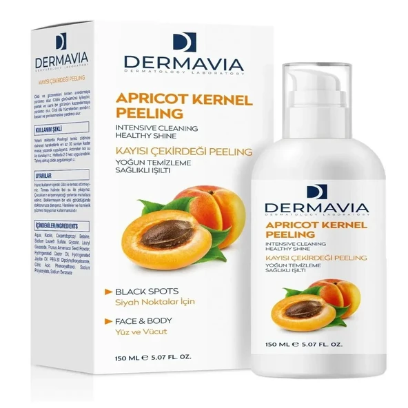 Dermavia Kayısı Çekirdeği Peeling 150 ml ürün görseli