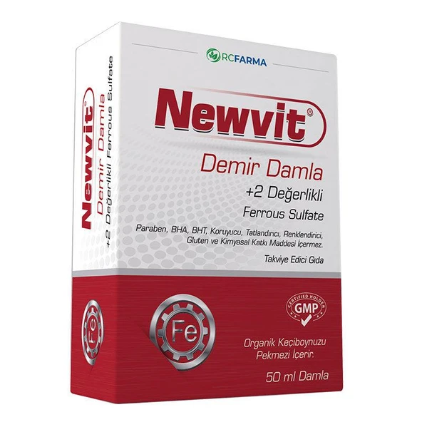 Newvit Demir Damla 50 ml ürün görseli