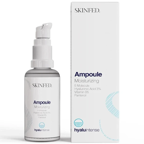 Skinfed %3 Hyaluronic Acid Yoğun Nemlendirici ve Yaşlanma Karşıtı Yoğun İçerikli Bakım Serumu 30 ml