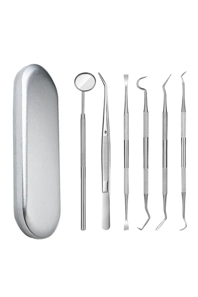 NACTUMU 6 Parça Ağız Hijyen Takımı Kutulu Ağız Bakımı Diş Bakım Seti ürün görseli