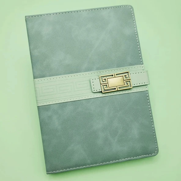 MDB Tarihsiz Ajanda Defter Su Yeşili - Resim 2
