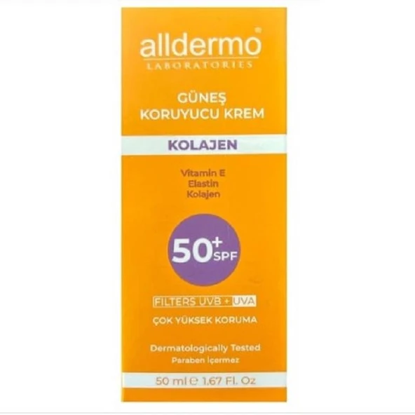 Alldermo Kolajen Güneş Kremi SPF50+ 50 ml
