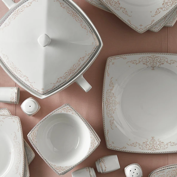 Karaca Adelya Fine Cream Kare Yemek Takımı Yedek Parça 153.03.07.9465 - 3