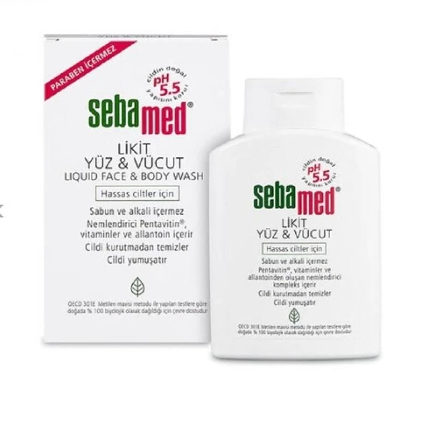 Sebamed Likit Yüz ve Vücut Temizleyici 200 ml ürün görseli