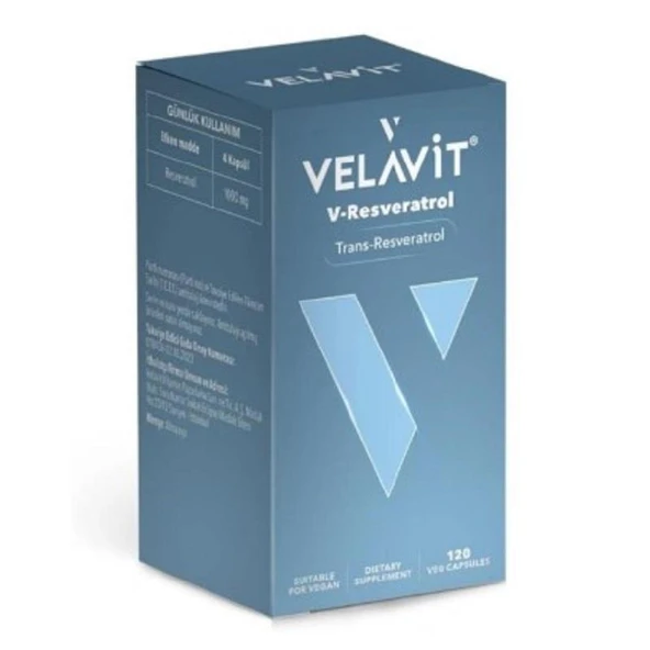 Velavit V-Resveratrol 120 Kapsül ürün görseli