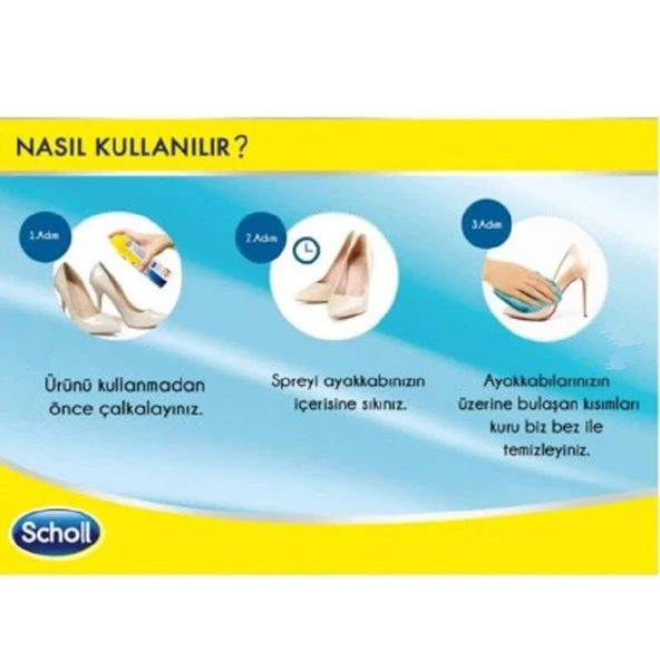 Scholl Koku Önleyici Ayakkabı Spreyi 150 ml - Resim 3