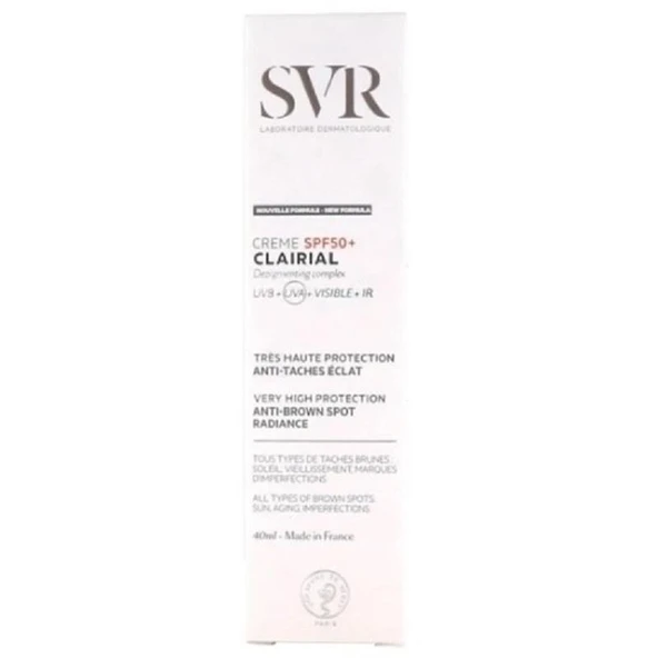 SVR Clairial Creme SPF50+ 40 ml ürün görseli