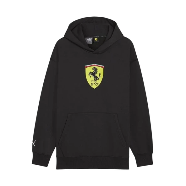 Erkek Sweatshırts Ferrari Race Bigshield Hdie 62705401 - Resim 4