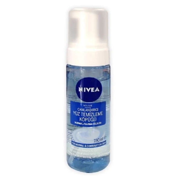 Nivea Yüz Yıkama Köpüğü Canlandırıcı Normal ve Karma Ciltler 150 ml ürün görseli