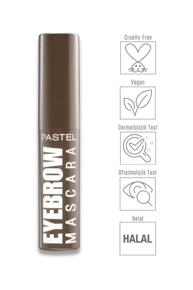 Pastel Eyebrow Mascara - Kaş Maskarası 22 Açık Kahverengi - 3