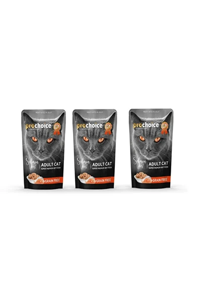 Yetişkin Kediler İçin,Tahılsız,Jöle İçinde Somon Ve Ciğer Parça Etli Yaş Mama 85 grX3 ADET ürün görseli