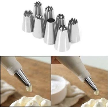 Krema Sıkma Seti 10 Parça - Resim 2