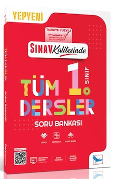 Sınav Kalitesinde 1. Sınıf Tüm Dersler Soru Bankası / Kolektif / Sınav Yayınları / 9786256193437 ürün görseli