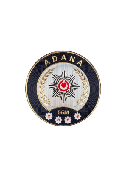 ADANA Polis Kol Arması 3D Plastik TPU, Yeni Tip, Cırtlı, Standart Ölçü, 1.sınıf Kalite ürün görseli