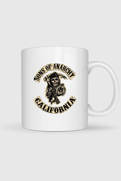 Sons Of Anarchy California Logo Tasarımlı Kupa Bardak ürün görseli