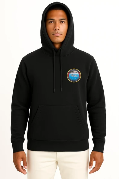 Kapüşonlu Tcg Derya A1590 Cep Tasarımlı Unisex Sweatshirt - Resim 11