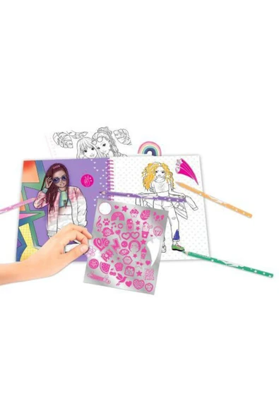 Top Model Parti Çıkartma Dünyası Sticker - 3