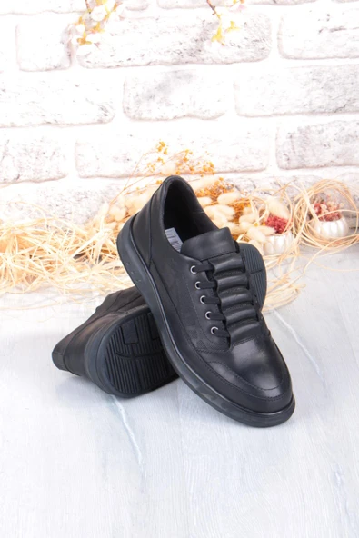 Mehmet Mete 8932 Napa Rahat Kauçuk Taban Orijinal Hakiki Deri Erkek Ayakkabı - Resim 6