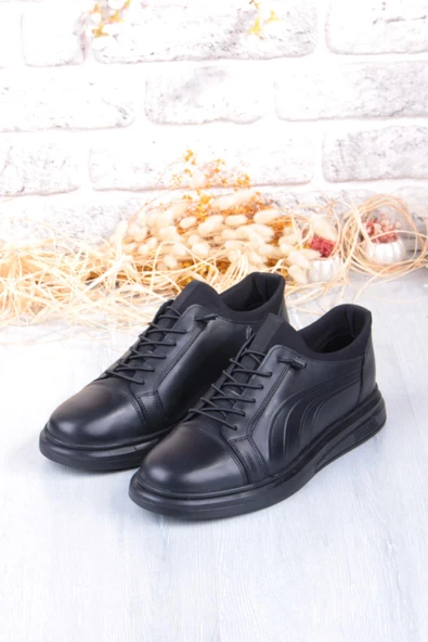 Mehmet Mete 8918 Napa Rahat Kauçuk Taban Orijinal Hakiki Deri Erkek Ayakkabı - Resim 7