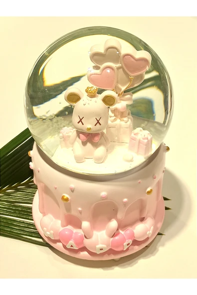 Monalisa Home 15x10 Lüks Renkli Figürlü Gösterişli Kar Küre ürün görseli 1