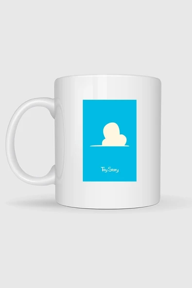 Toy Story Blue Background Tasarımlı Kupa Bardak - Resim 2