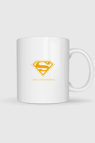 Ben Süper Kadınım - İ Am Superwoman, Tasarımlı Kupa Bardak ürün görseli