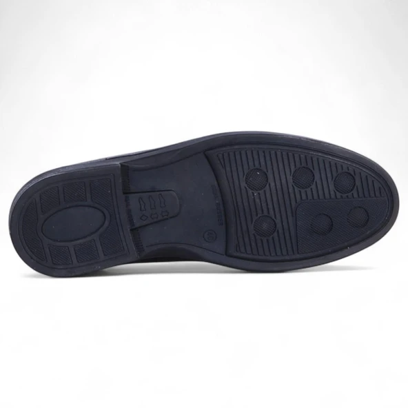 Baloğlu 71 Siyah Lz Kauçuk %100 Deri Erkek Klasik Ayakkabı - Resim 4