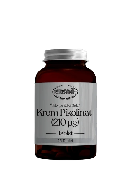 ERSAĞ KROM PİKOLİNAT TABLET 45 TABLET ürün görseli